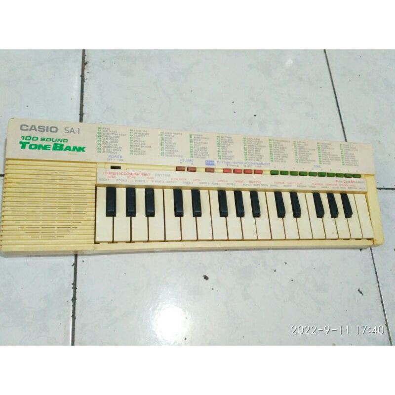 keyboard mini Casio sa1.second