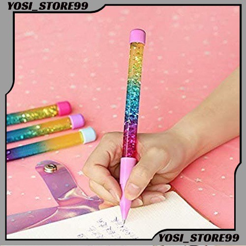 

PULPEN TINTA RAINBOW WARNA WARNI SOUVENIR ULTAH GLITTER SPARKLE FAIRY WAND