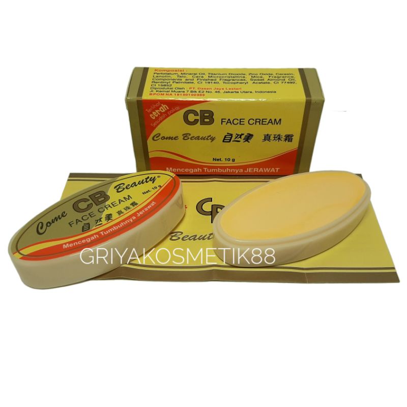 CREAM CB OVAL BPOM | CREAM PENCEGAH JERAWAT