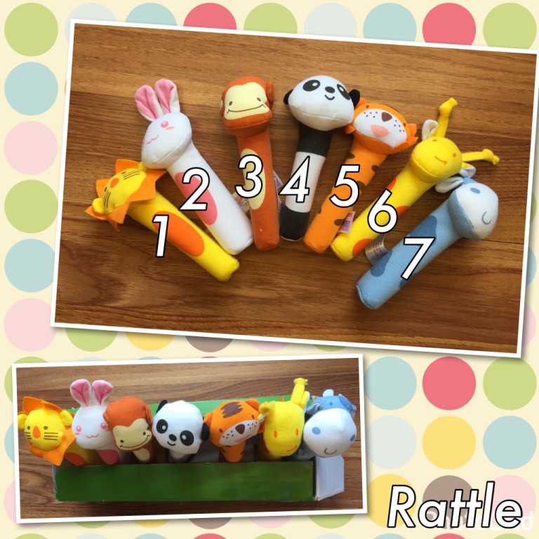 Rattle Stick Baby (rattle bayi) Animal CBKS LC VC