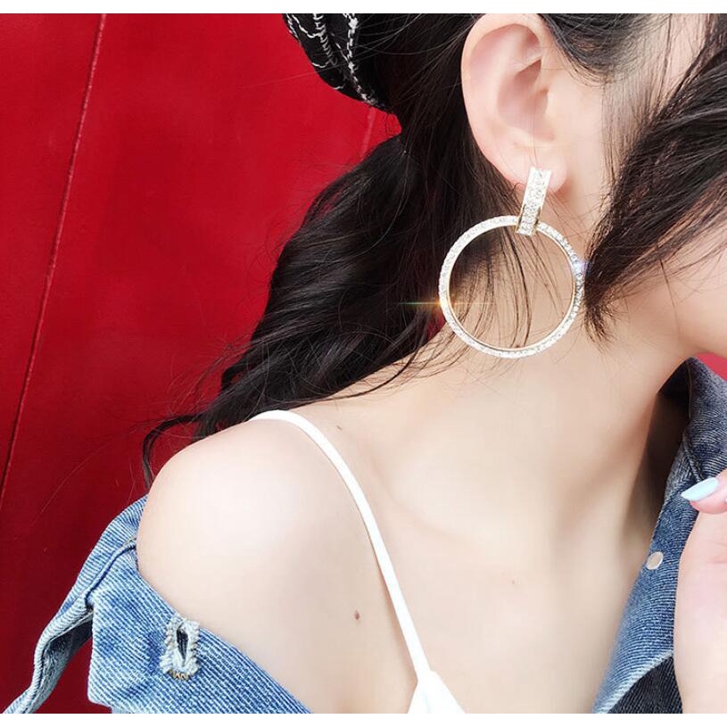 925 jarum perak internet influencer aksesoris SHANZUAN gaya anting-anting cincin temperamental antin