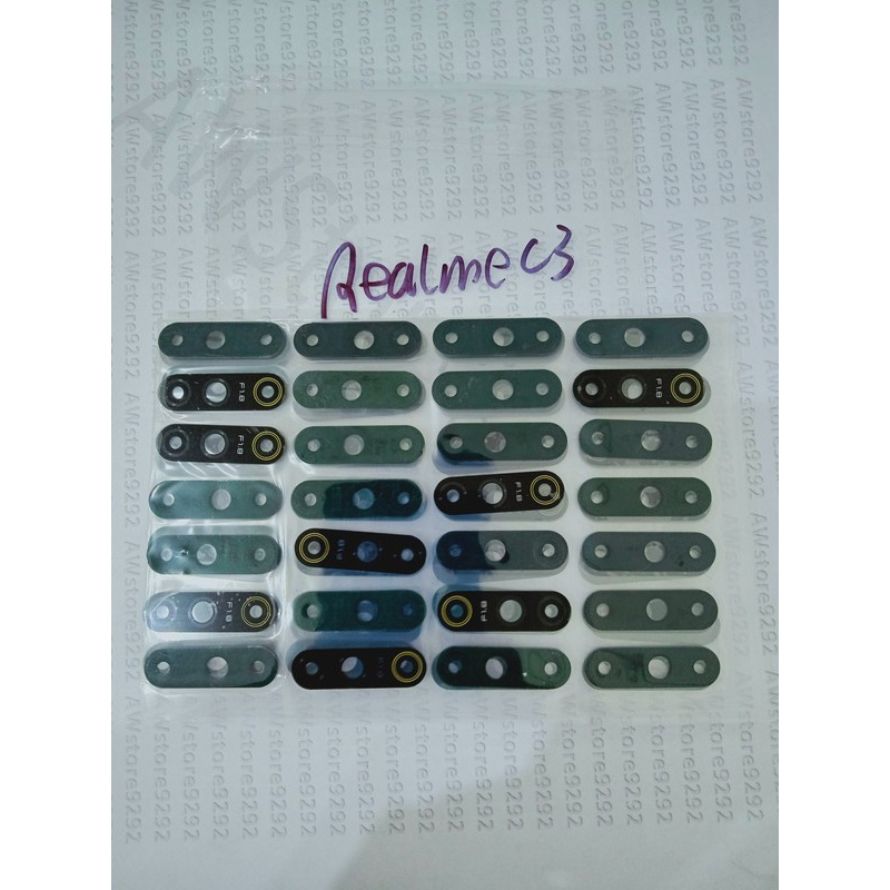 Lensa kamera kaca kamera belakang Realme C3
