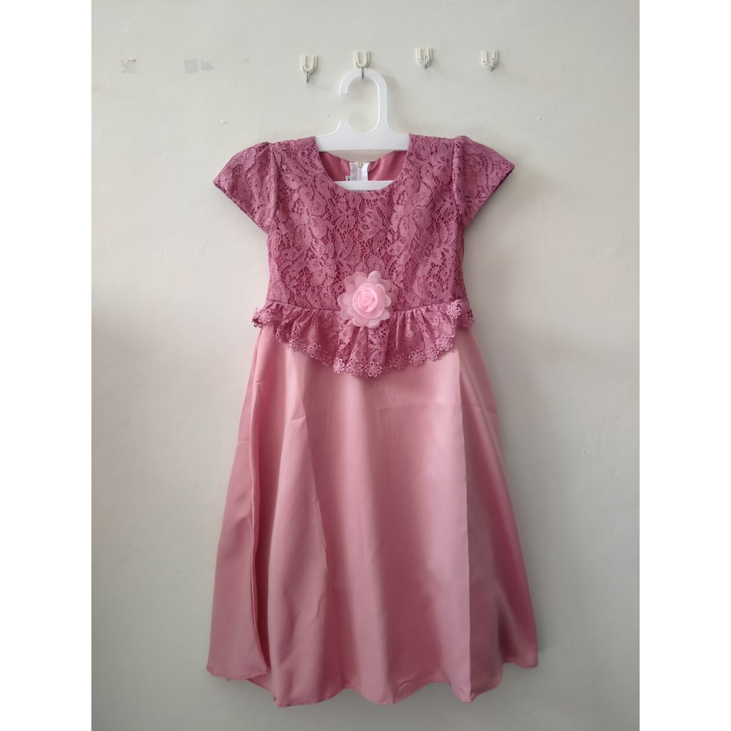 Gaun Anak 2 Tahun Dress Anak Perempuan 10 Tahun Import Baju Cewe Bahan Velvet Premium KA64