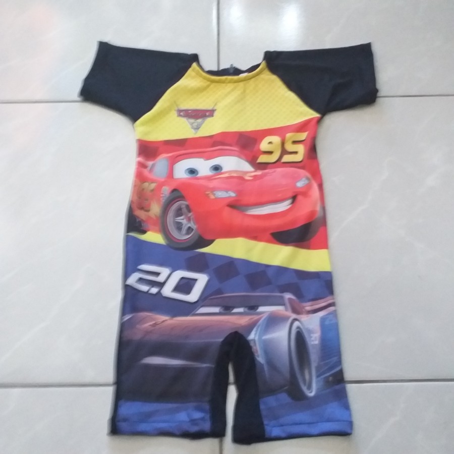 Baju Renang Anak Diving Spiderman Superman Batman