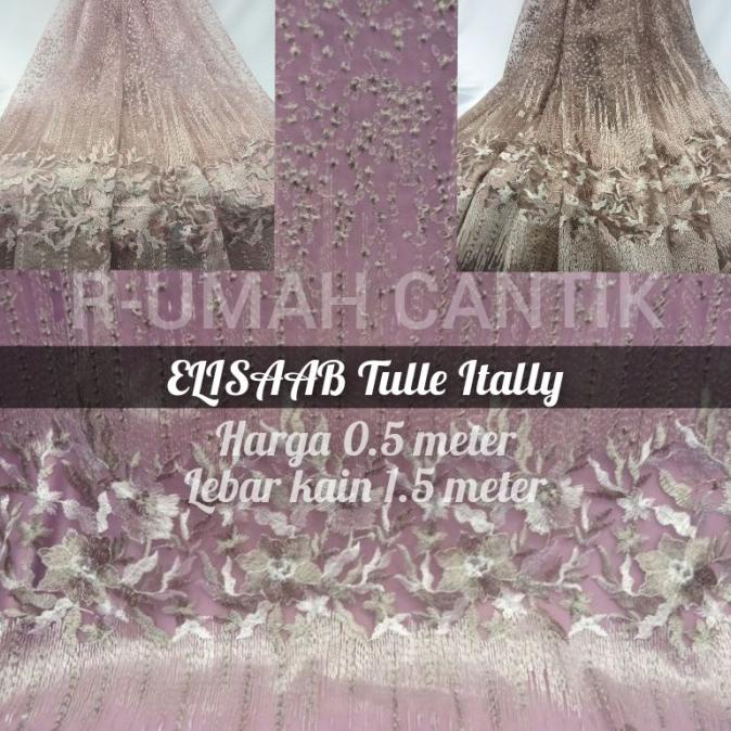 Kain Kebaya Brokat Tile Italy / Brokat Tile Elisaab