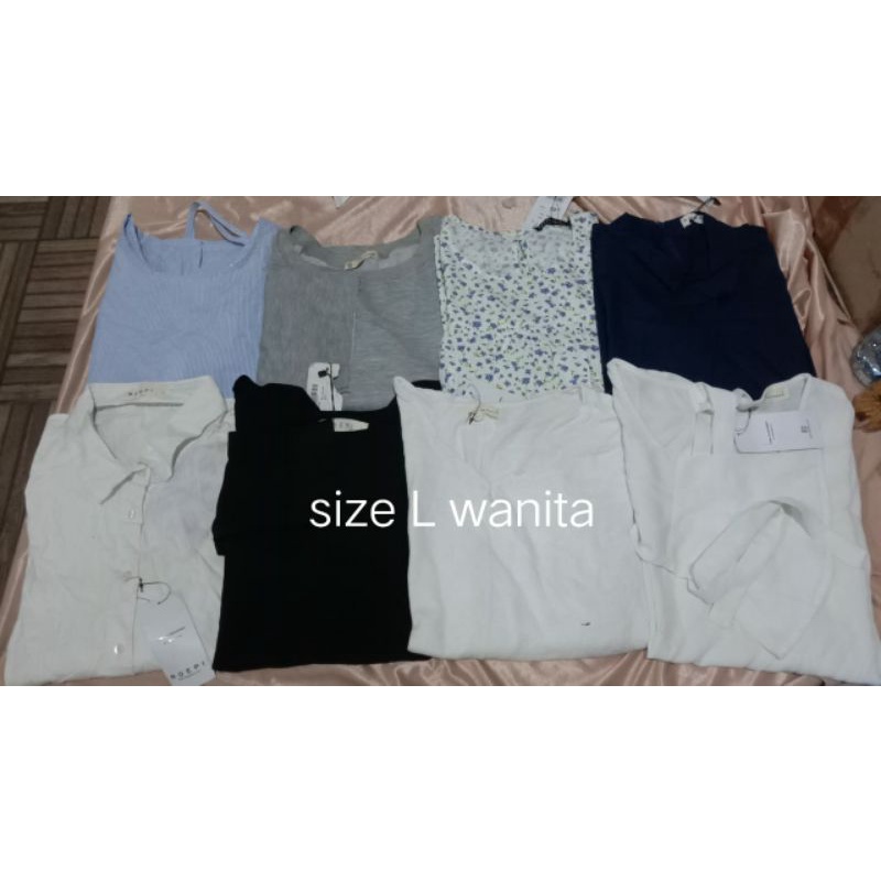 Reject Minor Kemeja / Blouse Wanita Merk Roepi Gap Erigo