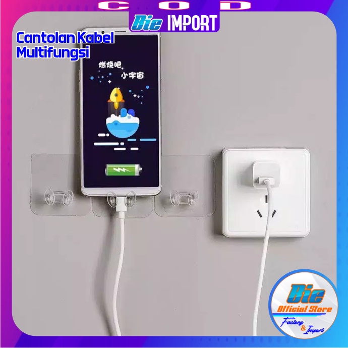 Holder Gantungan Kabel Multifungsi Impor Best Seller