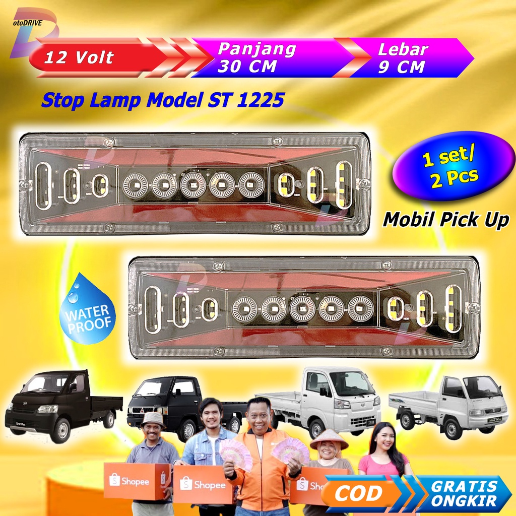 lampu belakang grand rem max grandmax stop lamp stoplamp pick up l300 led mobil truk variasi carry f