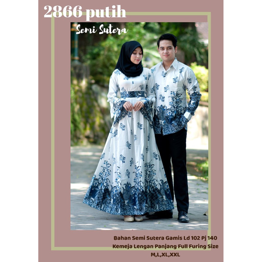 Baju Kemeja Lamaran Couple - 12 Inspirasi Kebaya Couple ...