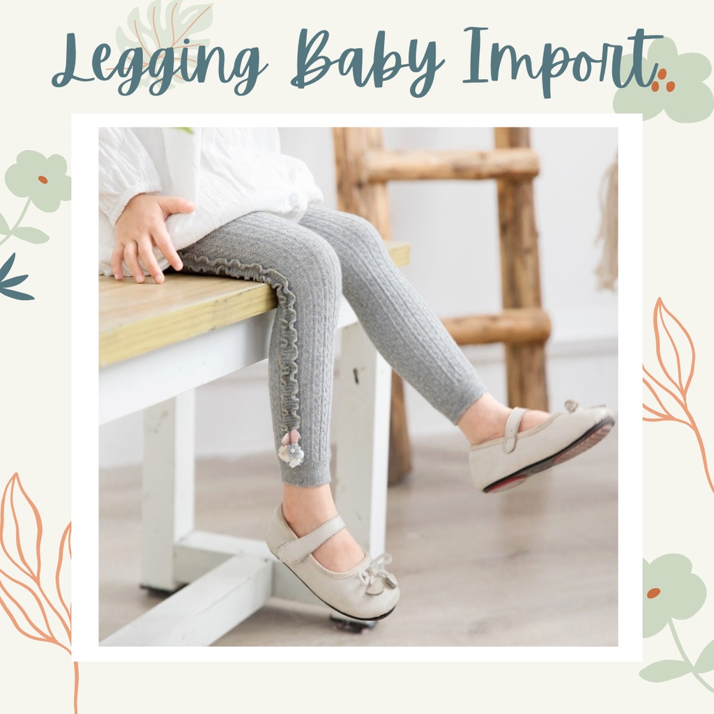 MBSS Legging Bayi Perempuan / Legging Anak / Kaos Kaki Panjang Bayi 301