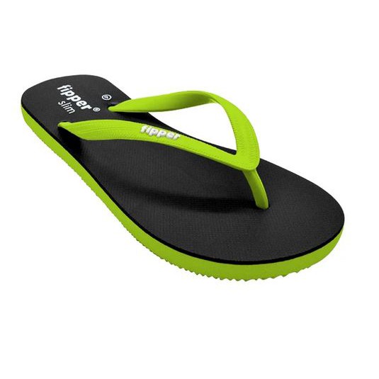 Sandal Fipper Slim Black Green Apple Original