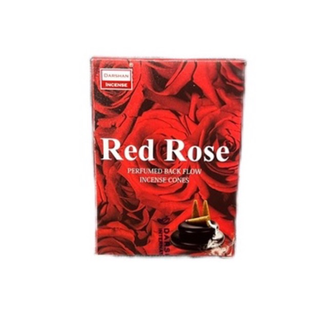 Backflow Cones Red Rose