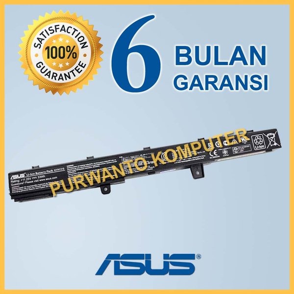 Original Baterai Laptop ASUS X451 X451C X451CA X451CA-1007U X451CA-1A X451CA-1AV X451CA-1G X451CA-MN