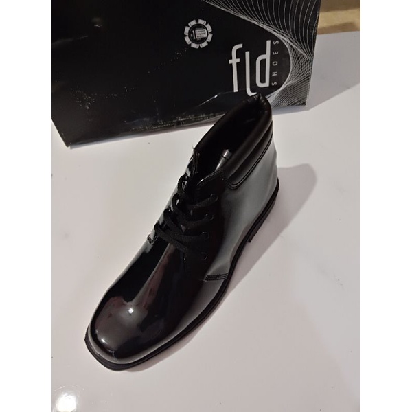 SZ 39 Sepatu Kerja Boots Pria Merk FLD MST1-1-2RPBCK