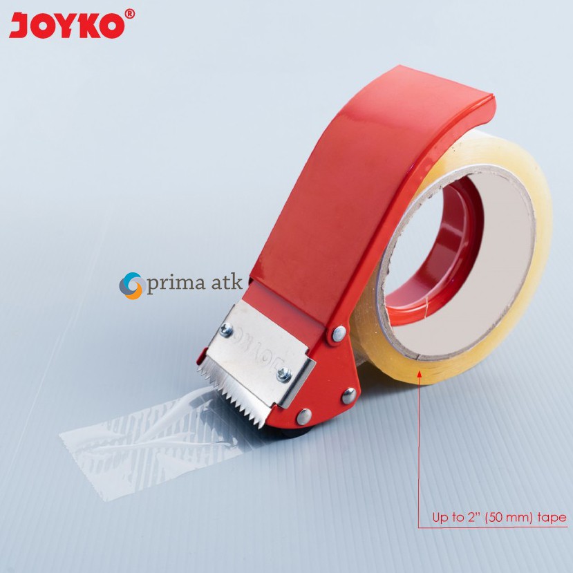 

TAPE CUTTER DISPENSER ALAT POTONG PEMOTONG LAKBAN SOLASI SELOTIP ISOLASI SOLATIP BESAR JOYKO TD-2S