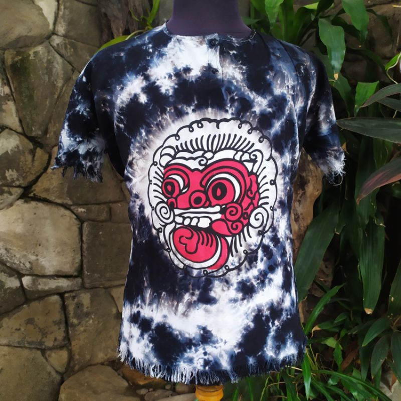 KAOS BALI BARONG KAOS TIE DYE  KAOS PANTAI BAJU BALI kaos santai