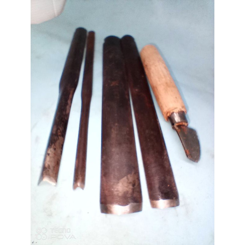 alat pahat alat ukir kayu Jepara jenis kol dan coret plus pisau raut harga murah