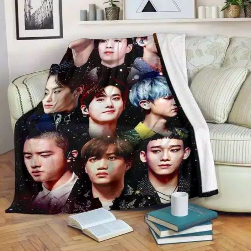 SELIMUT JUMBO 200x150 cm CUSTOM BTS KPOP