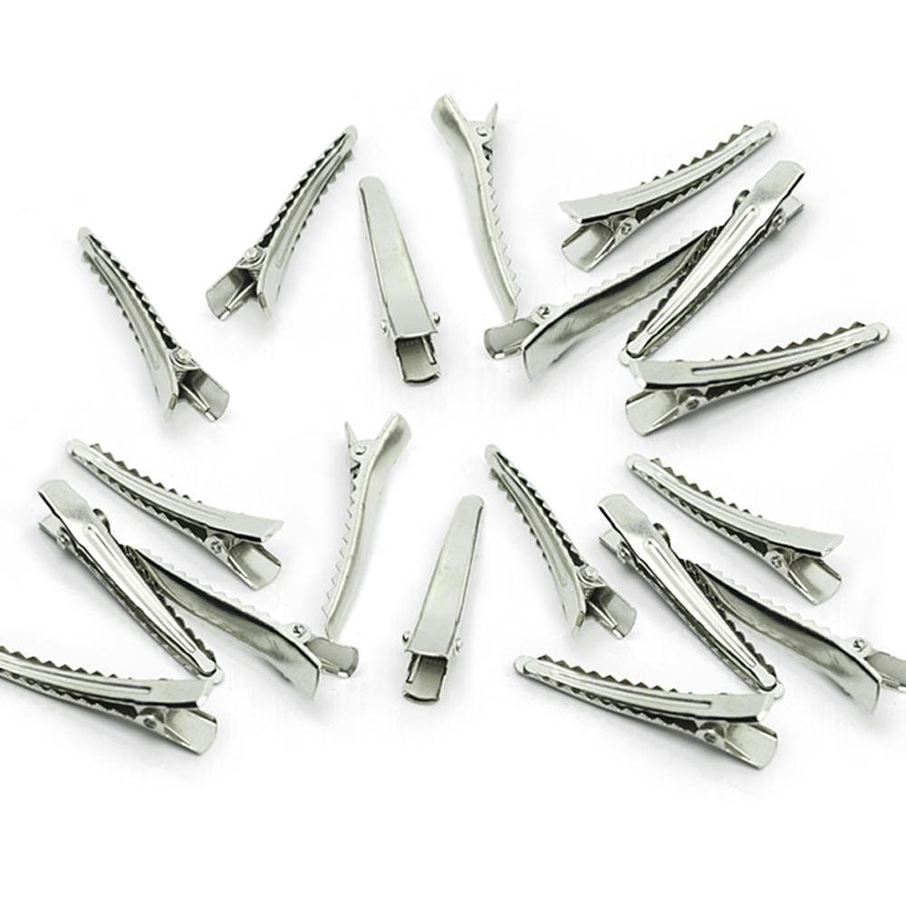 Agustinina Jepit Rambut Portable Untuk Anak Perempuan Silver Fashion Single Prong Styling Tools