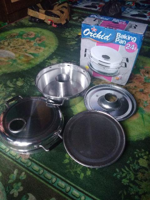 [orchid]panci/oven Pemanggang Cake/bolu - Baking Pan Orchid 24 Cm - 6 Telur