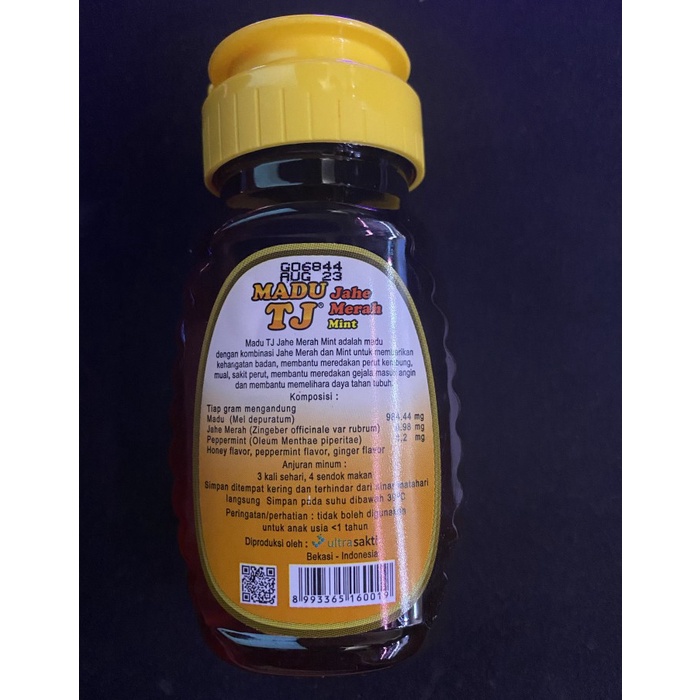 

G02G Madu Tj Jahe Merah Mint 150 Gram Ds5Gh