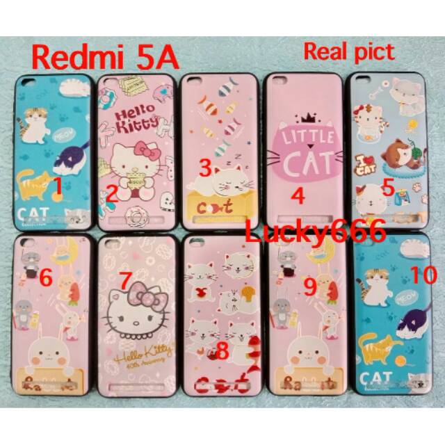 Fuze case karakter xiaomi redmi 5a silikon timbul redmi 5a prime