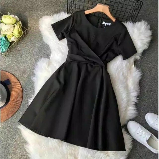 DRESS IRENE / DRESS WANITA BAHAN TEBAL