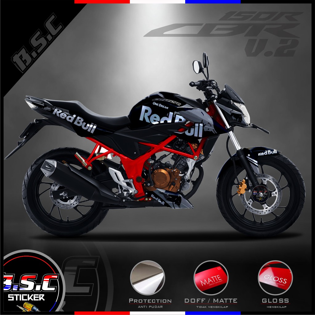 Decal FULL BODY Sticker CB 150R / CB150R / NEW CB 150R V.2 Motif Banteng One Dream Grey
