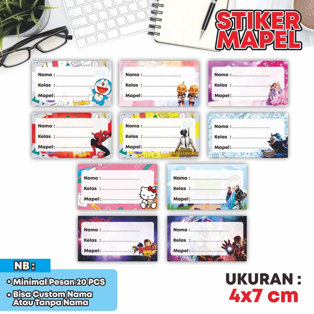 

Label Stiker Mata Pelajaran