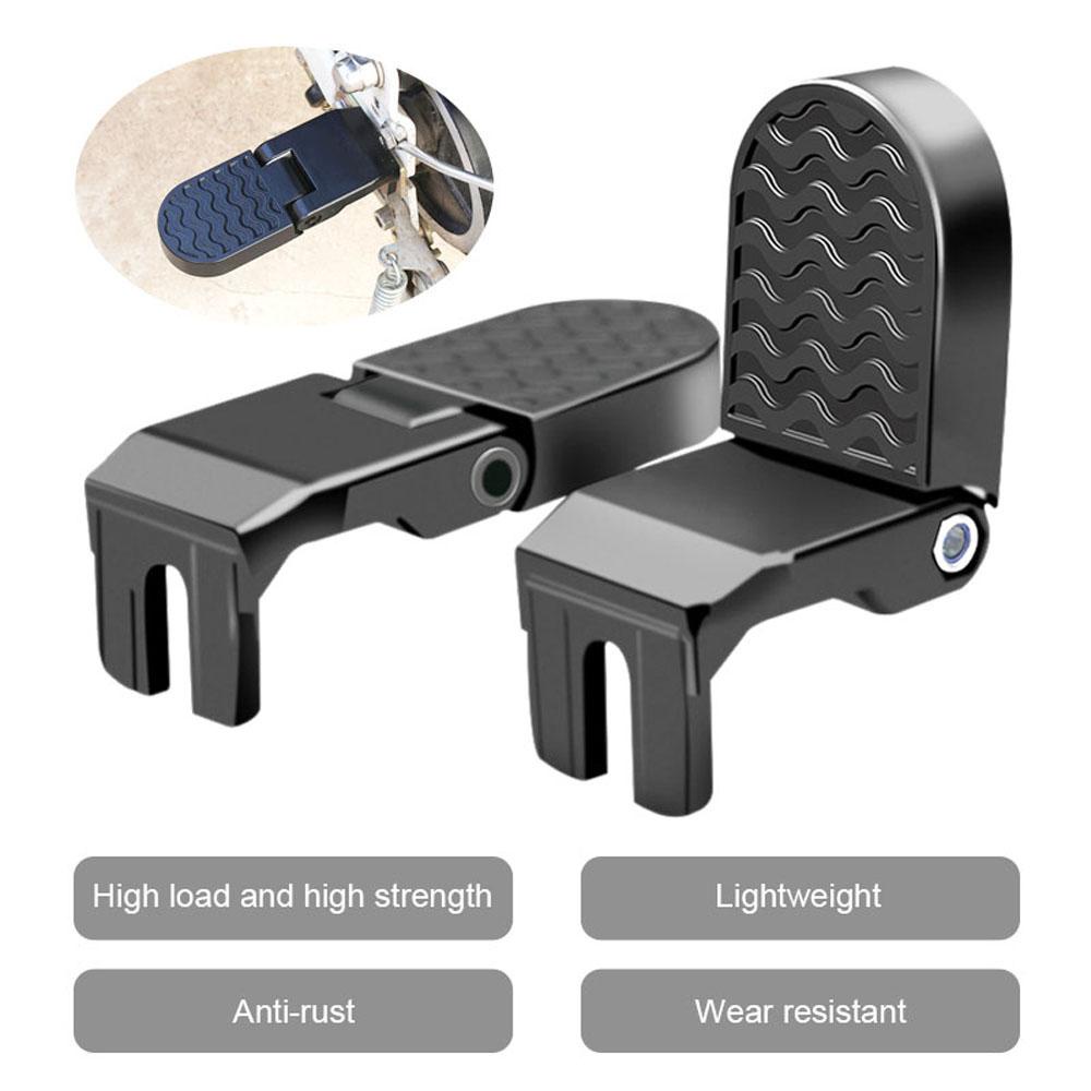 Lanfy Sepeda Backseat Pedal Pasak Kaki Paduan Aluminium Tahan Lama Anti-Slip Mtb Bike Sepeda Parts