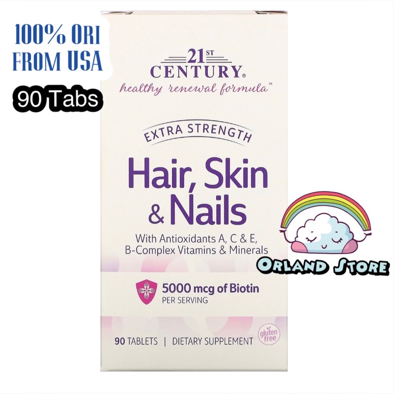 21st Century Hair Skin Nails 90 Tab