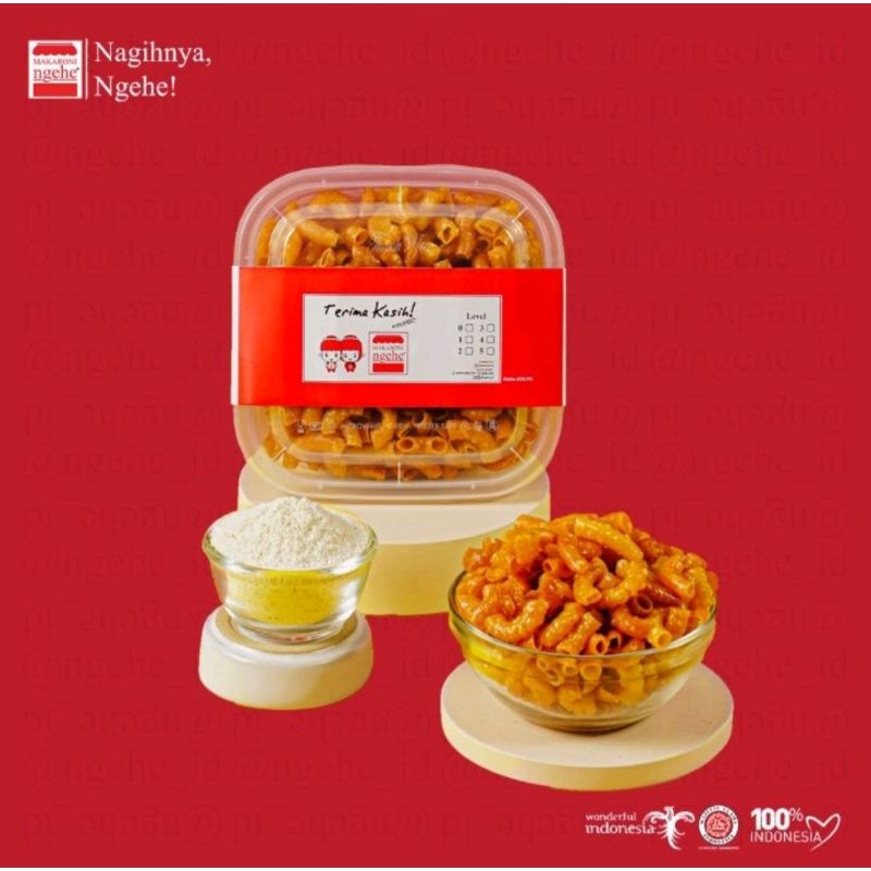 

Makaroni Ngehe Kemasan Toples 500ml