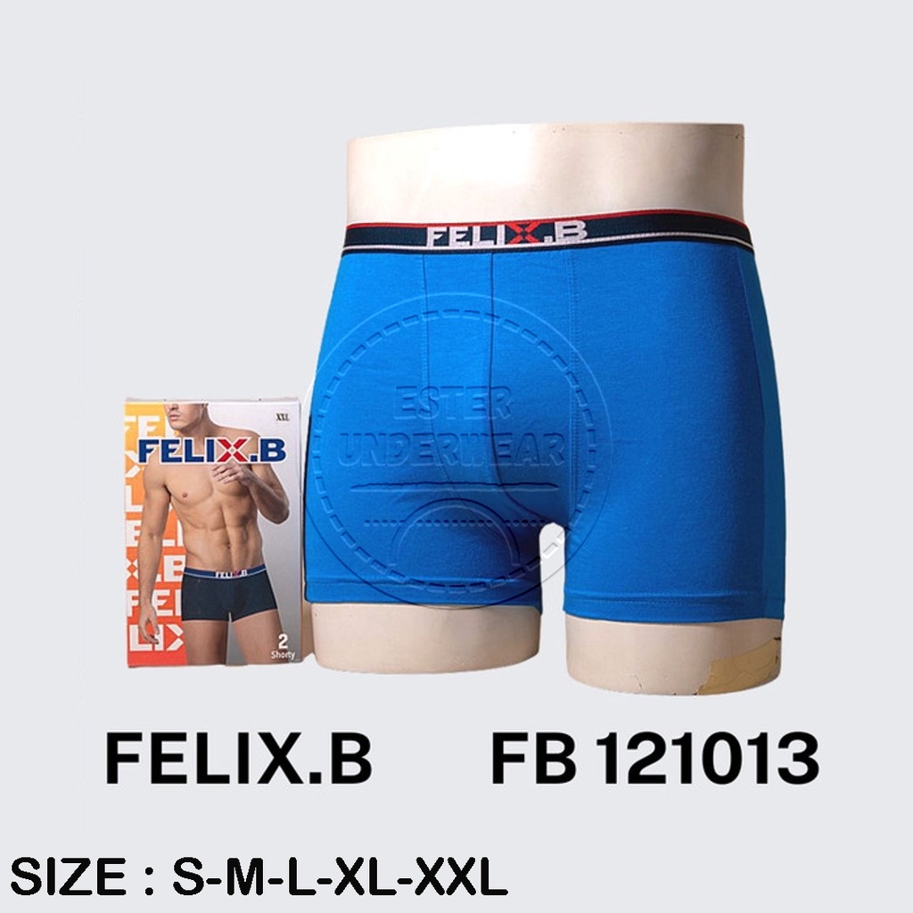 Celana Boxer Pria Felix.B FB 121013 ISI-2 PCS