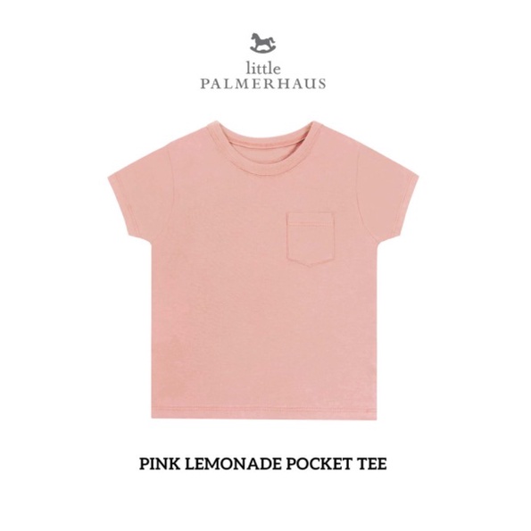Baju Kaos Pakaian Setelan Little Palmerhaus Anak Bayi Perempuan Laki Laki 1 2 3 Tahun | BEBEMOON | Cotton Pocket Tee-6