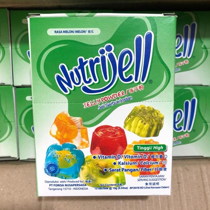 

Nutrijell Melon 15 gr per box isi 12 pcs