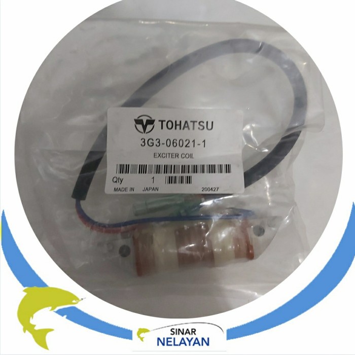 Exciter coil / coil / spul mesin tempel Tohatsu 25pk. Asli