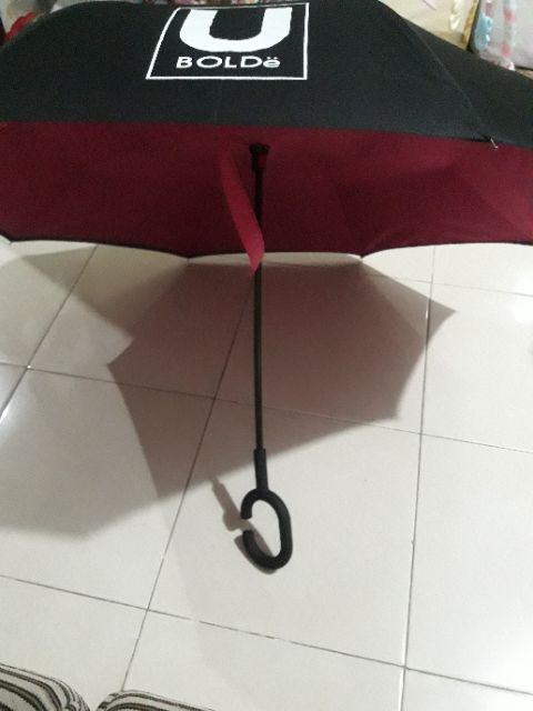 Ubrello Bolde - Payung Terbalik Upside Down Umbrella - Tanpa Corak & Corak Motif