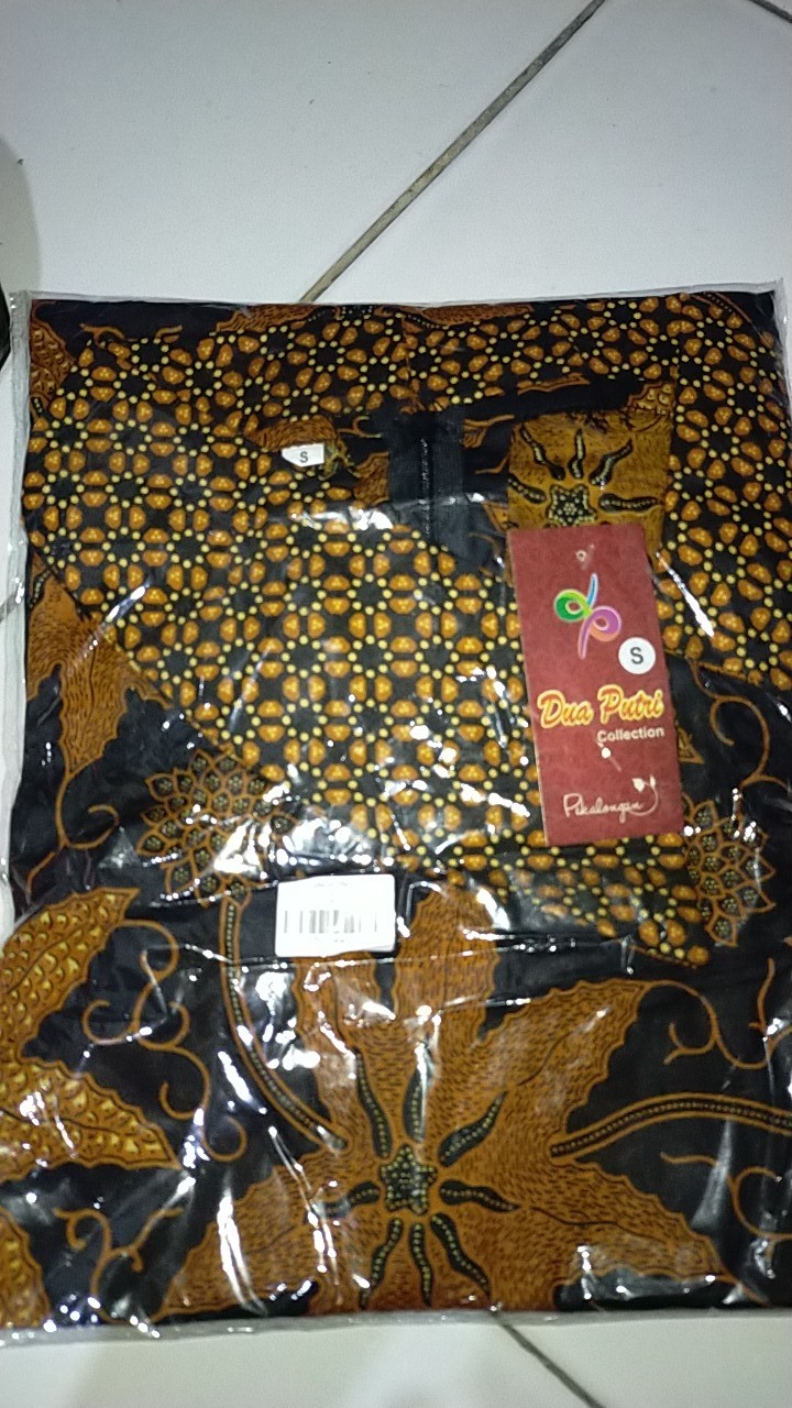 Batik Wanita Blouse Atasan Kerah Besar  S-m-l-xl-xxl-3l-4l-5l