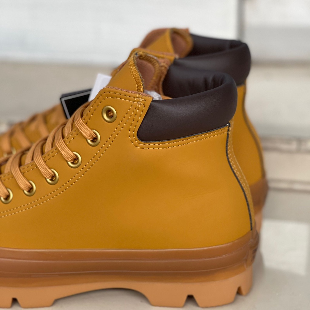 Converse All Star 100 Workboot Chunk Hi Wheat