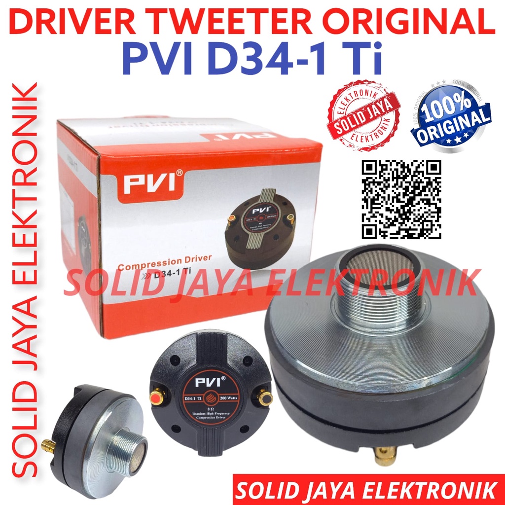 DRIVER TWEETER PVI D34-1 Ti D34 COMPRESSION TWETER TWITEER TWEETER ORI TWITER HIGH HI COMPRESION TWITEER PVI ASLI ORI ORIGINAL DRAT 34.4 PVI 34,4 D34 1-Ti D34TI PROFESIONAL TWITEER ASLI ORI PVI