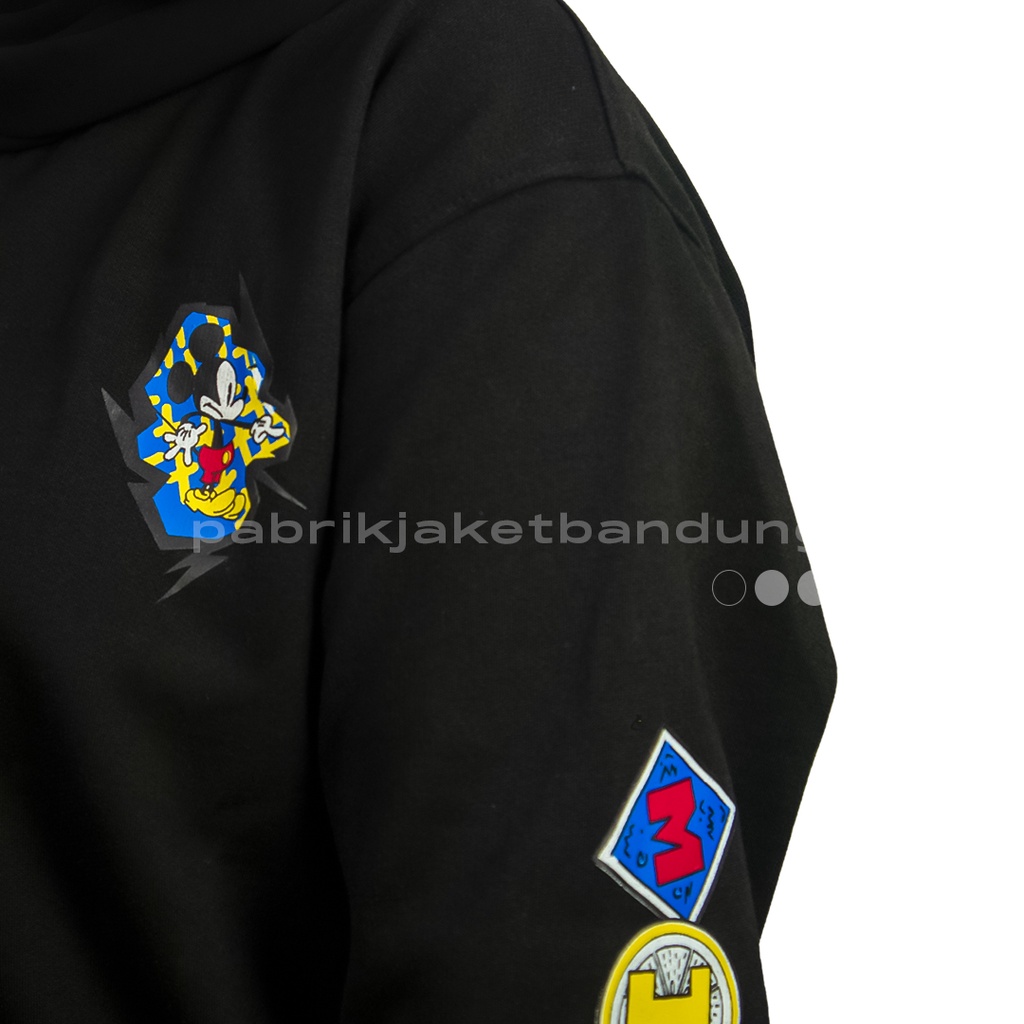 Mickey Tren Sweatshirt  Holyrider HITAM