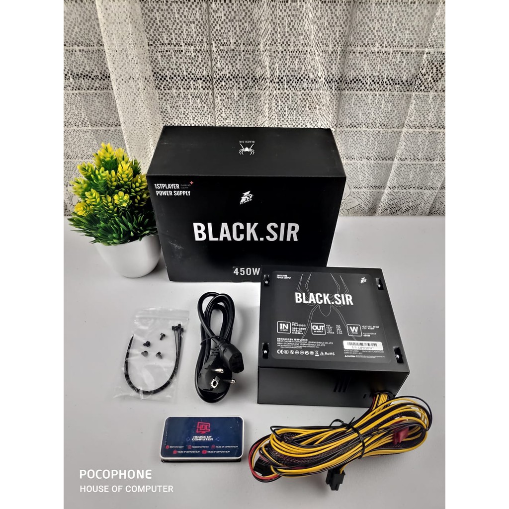 Jual power supply gaming psu 1stplayer blacksir 450w ps-450bs 450 watt