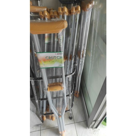 ALAT BANTU JALAN KRUK LENGAN ALUMUNIUM MURAH/ TONGKAT KETIAK/KRUK LENGAN/ CRUTCH ALAT BANTU JALAN