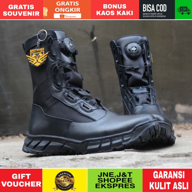 SEPATU PDL TALI PUTAR MODEL TERBARU MAMBA FITGO