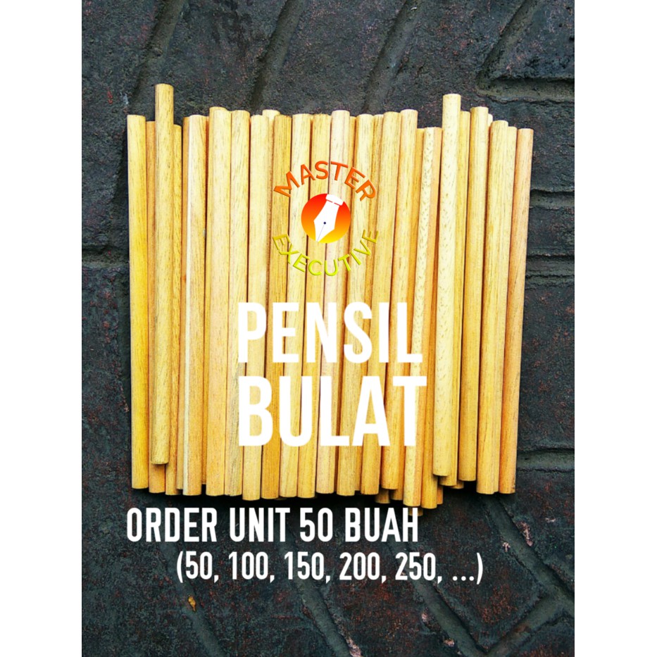 

[Promo] Pensil Polos Kayu Round HB 16 cm Bulat Bundar 98 Baik per buah Murah