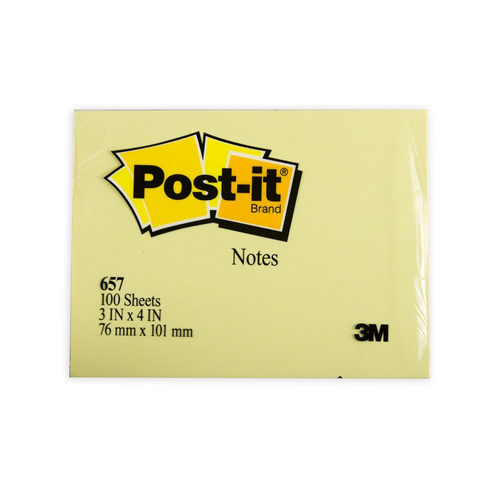 

Post It Besar 3M 657 / Memo Stick 3M 657 Kuning