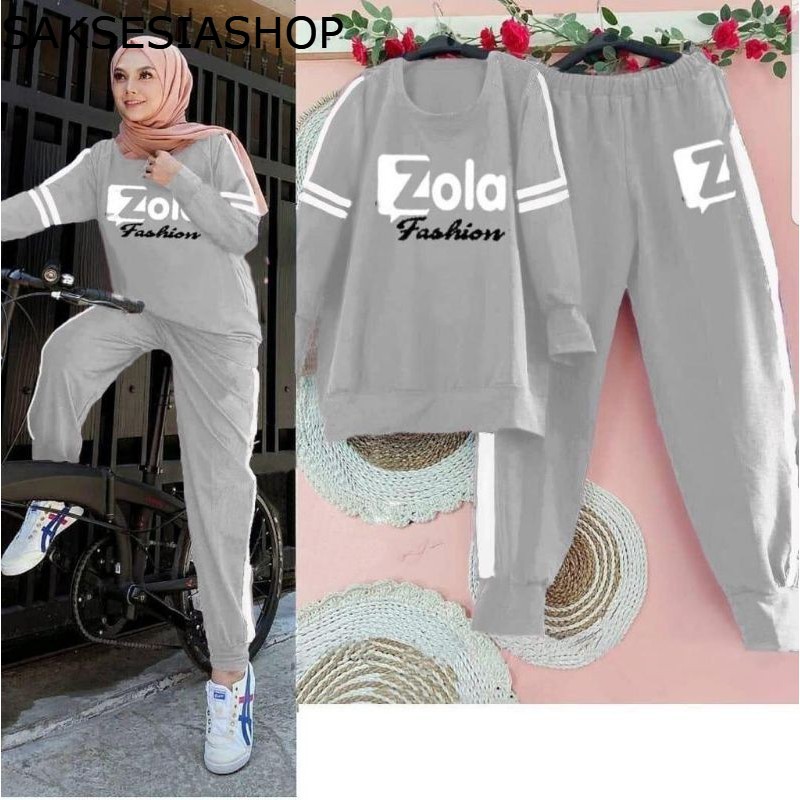 Stelan Baju Sepeda Olahraga Muslim Training Set Muslim Baju Gowes Set Olahraga Modis Elegan Muslimah Shopee Indonesia