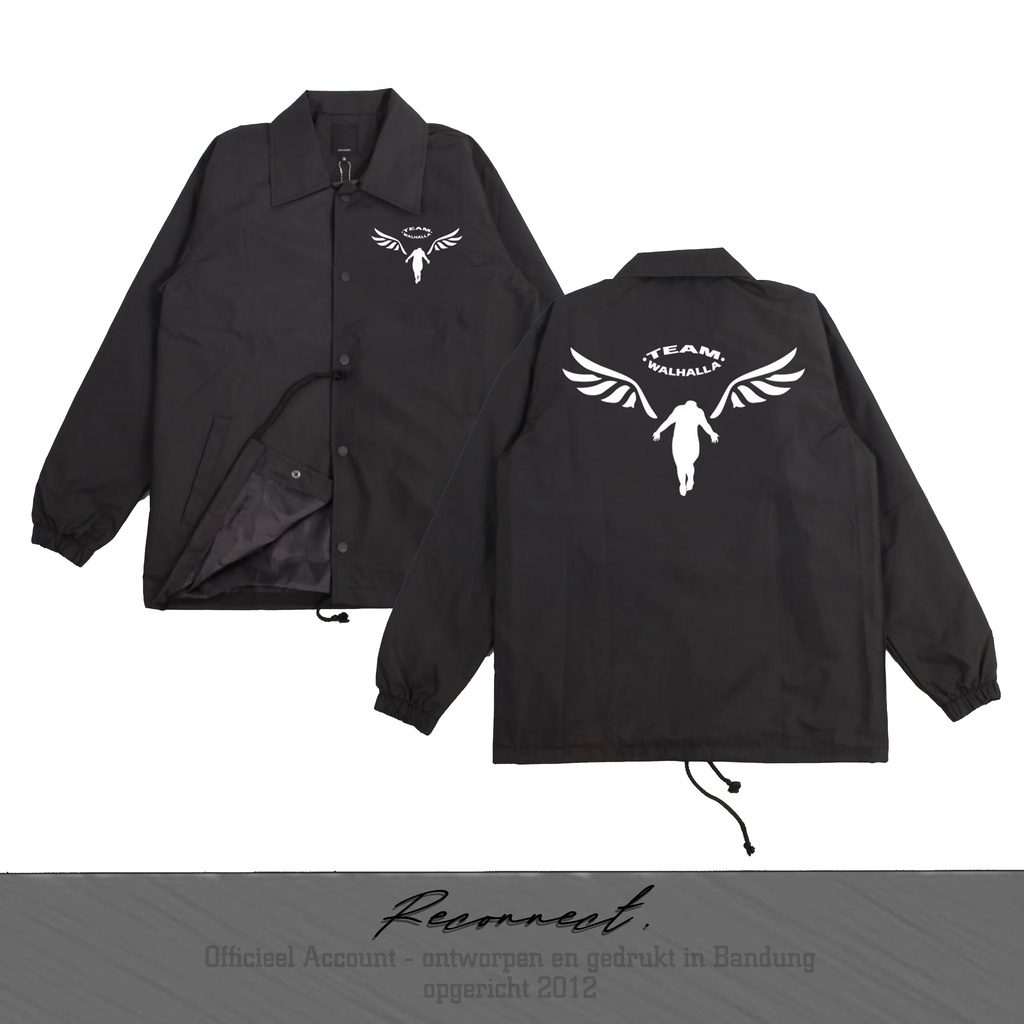 Reconnect Coach Jacket Tokyo Revengers Team Valhalla - Unisex Waterproof