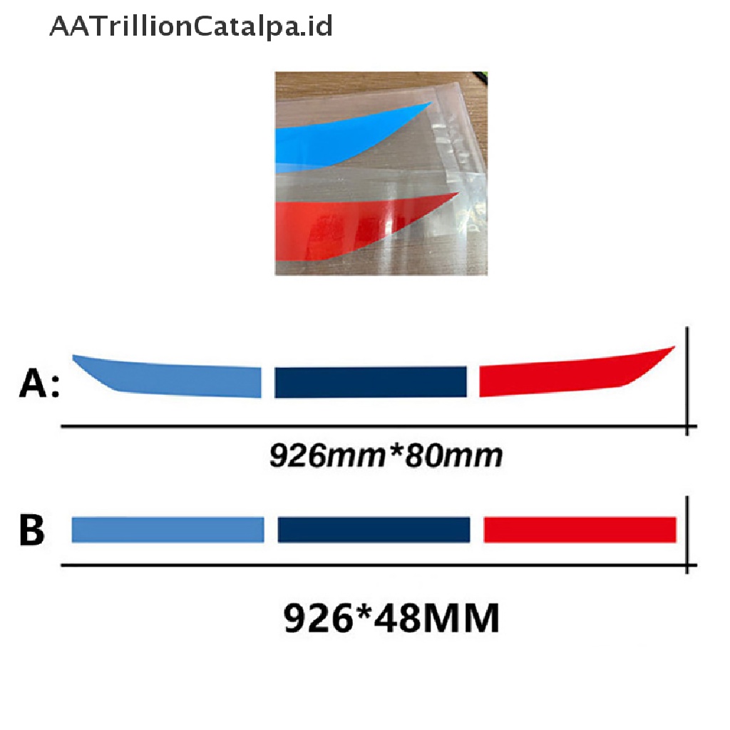 Stiker Bumper Depan Mobil Motif AATrillionCatalpa M Power Performance Untuk E36 E39 E46 E60 E61 E64 E70 E71