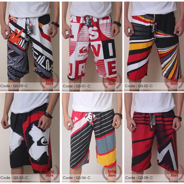 Harga Grosir Celana Pendek Santai Surfing Quicksilver Surf Pantai - B Best Quality